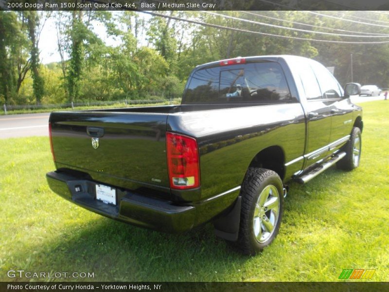 Black / Medium Slate Gray 2006 Dodge Ram 1500 Sport Quad Cab 4x4