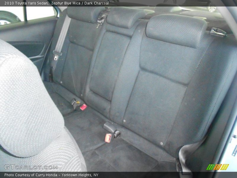 Zephyr Blue Mica / Dark Charcoal 2010 Toyota Yaris Sedan