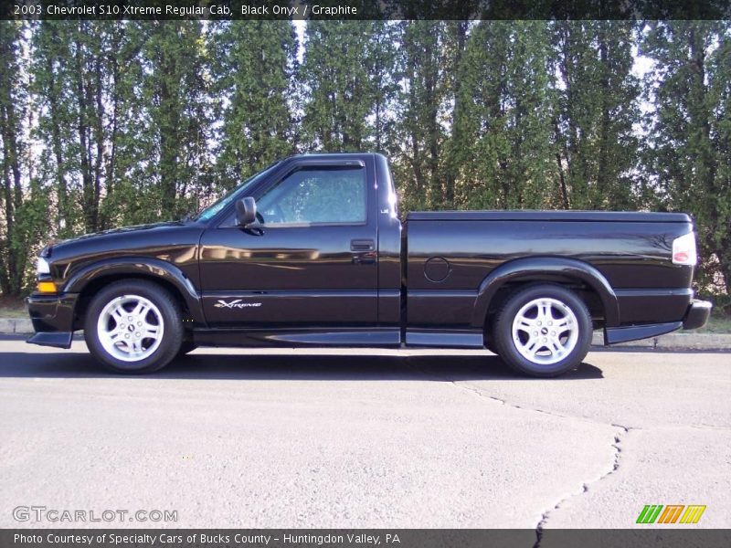 Black Onyx / Graphite 2003 Chevrolet S10 Xtreme Regular Cab