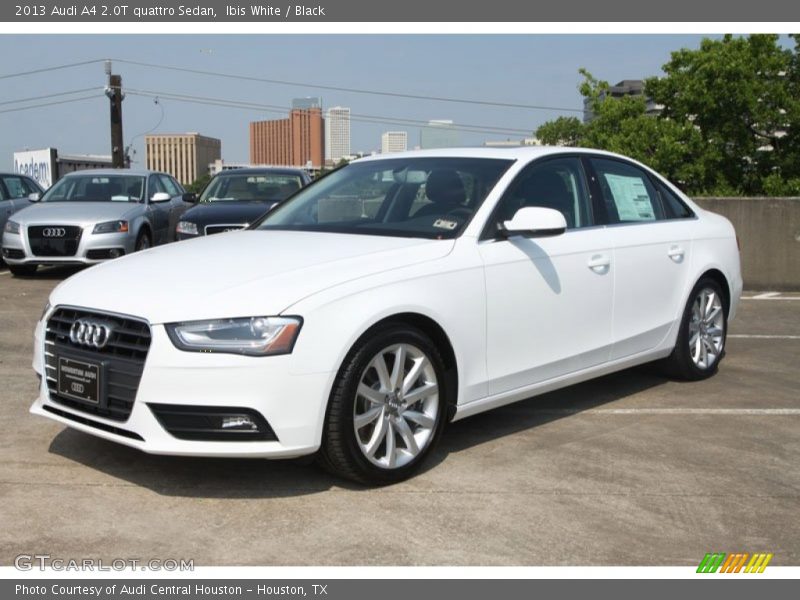 Ibis White / Black 2013 Audi A4 2.0T quattro Sedan