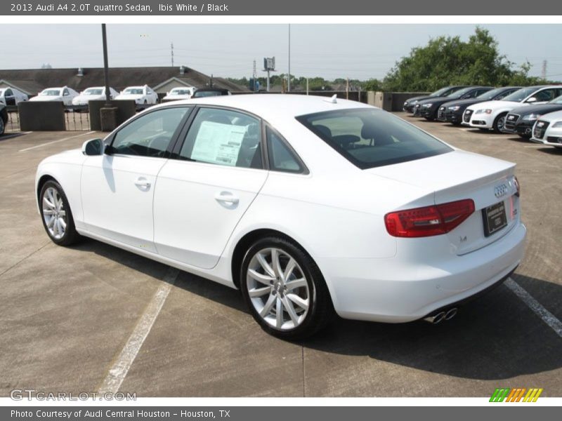 Ibis White / Black 2013 Audi A4 2.0T quattro Sedan