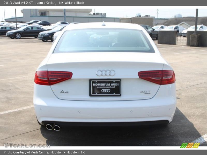 Ibis White / Black 2013 Audi A4 2.0T quattro Sedan