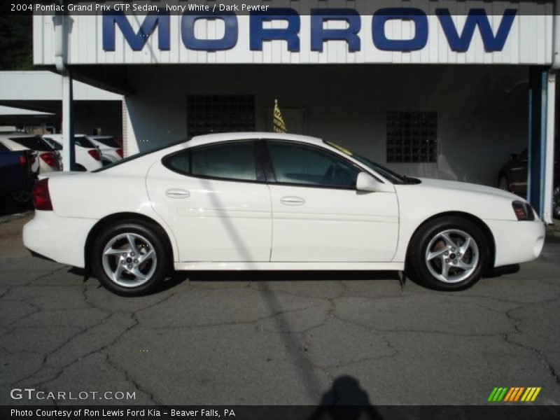 Ivory White / Dark Pewter 2004 Pontiac Grand Prix GTP Sedan