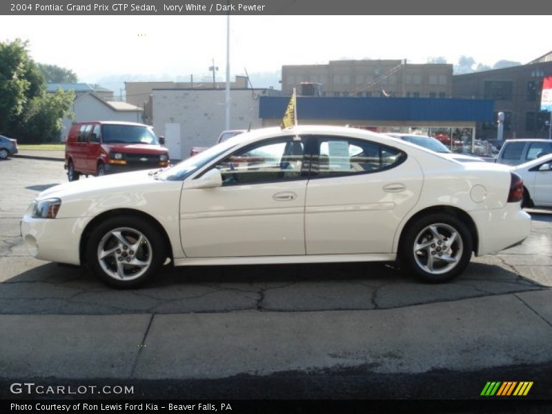 Ivory White / Dark Pewter 2004 Pontiac Grand Prix GTP Sedan