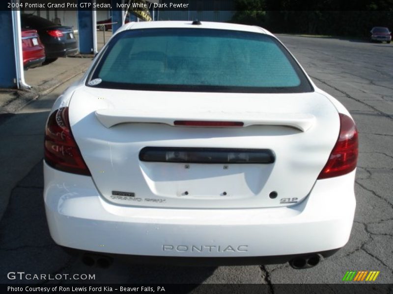 Ivory White / Dark Pewter 2004 Pontiac Grand Prix GTP Sedan