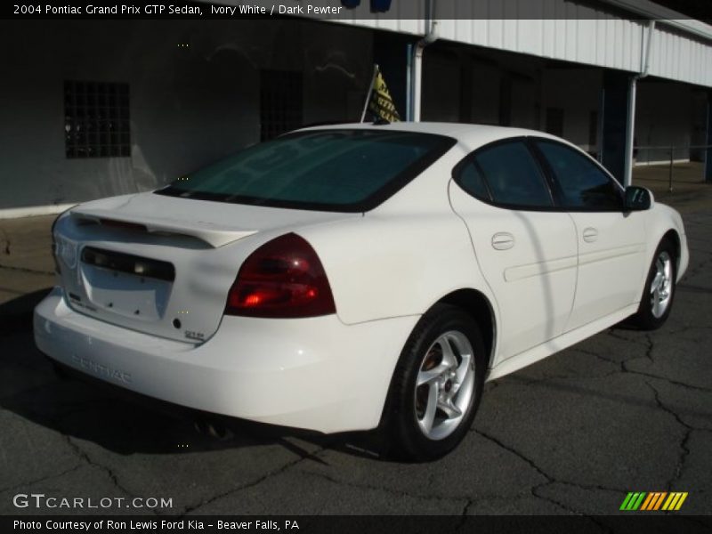 Ivory White / Dark Pewter 2004 Pontiac Grand Prix GTP Sedan