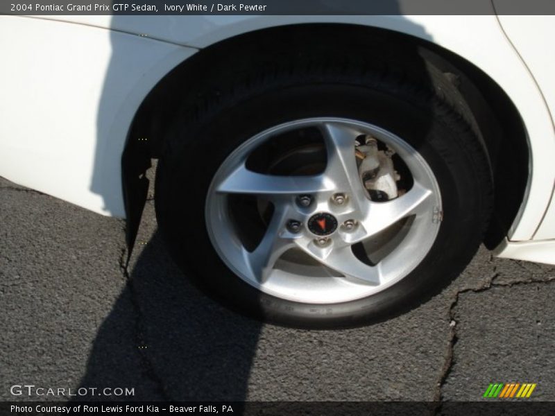 Ivory White / Dark Pewter 2004 Pontiac Grand Prix GTP Sedan