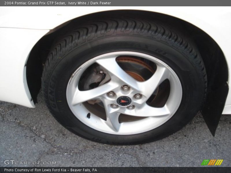 Ivory White / Dark Pewter 2004 Pontiac Grand Prix GTP Sedan