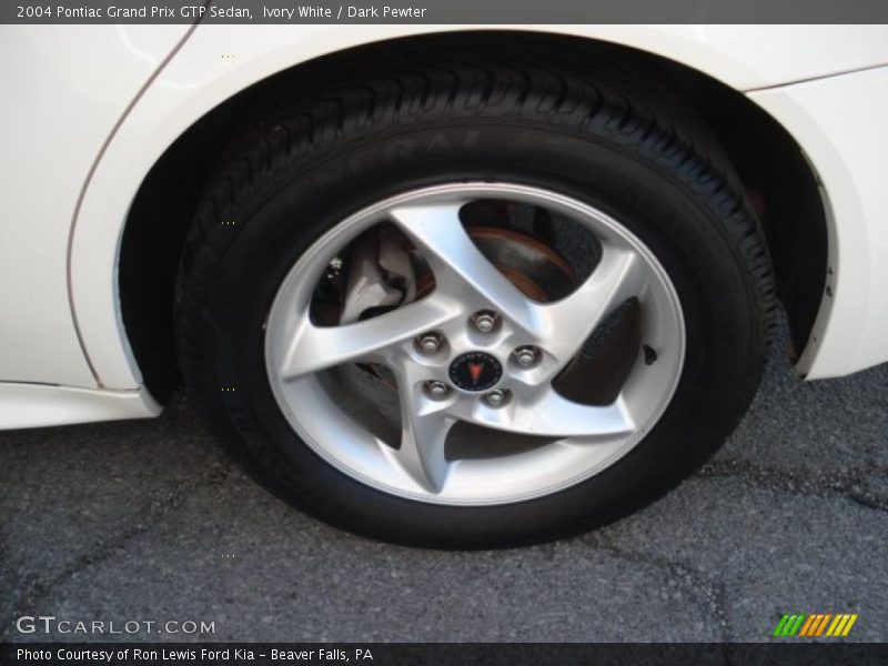Ivory White / Dark Pewter 2004 Pontiac Grand Prix GTP Sedan