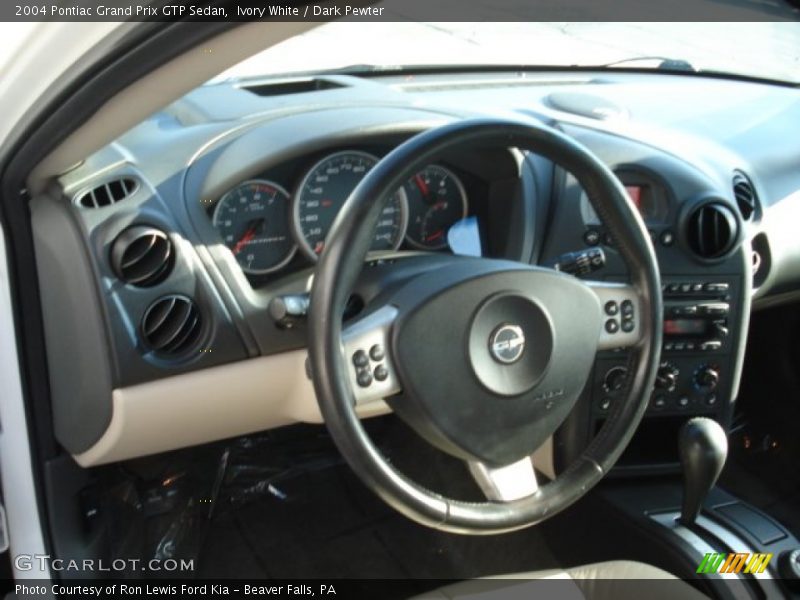 Ivory White / Dark Pewter 2004 Pontiac Grand Prix GTP Sedan