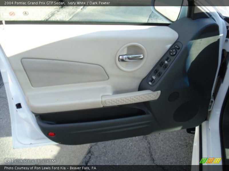 Ivory White / Dark Pewter 2004 Pontiac Grand Prix GTP Sedan