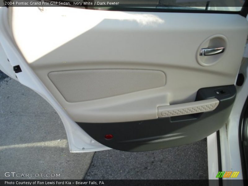 Ivory White / Dark Pewter 2004 Pontiac Grand Prix GTP Sedan