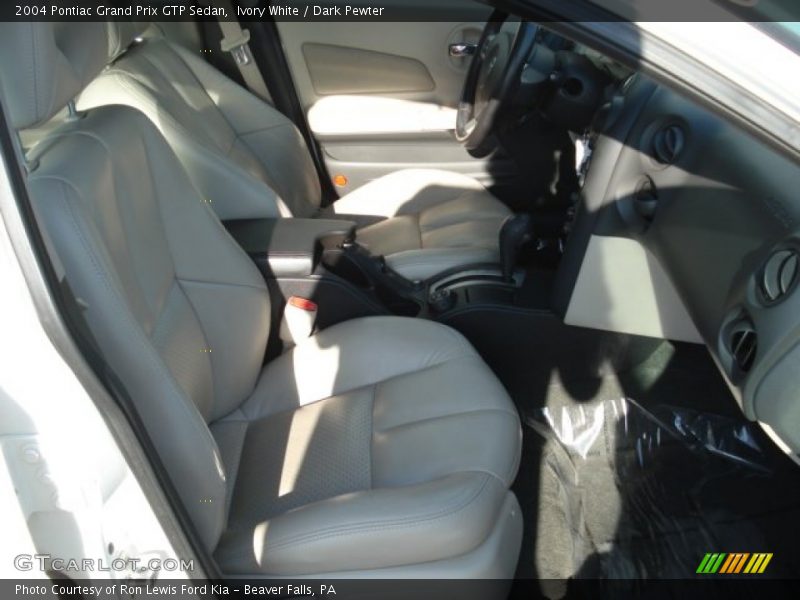 Ivory White / Dark Pewter 2004 Pontiac Grand Prix GTP Sedan
