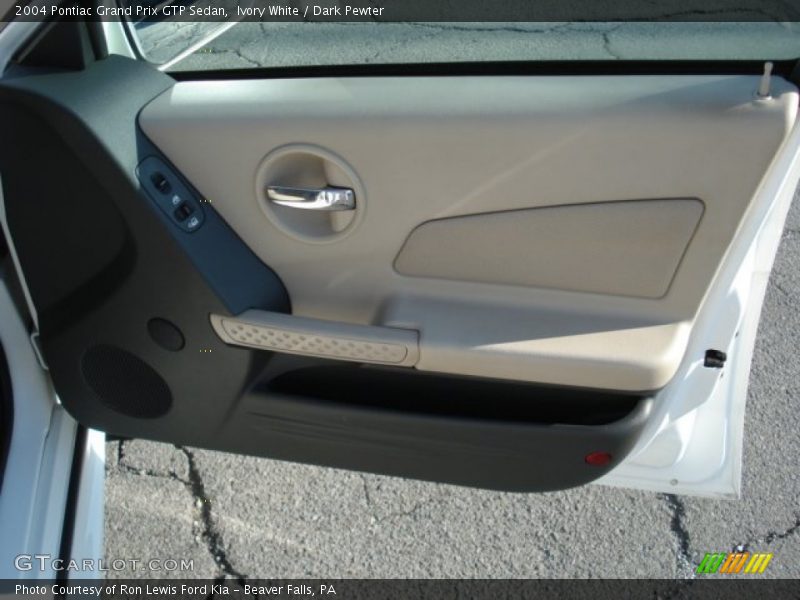 Ivory White / Dark Pewter 2004 Pontiac Grand Prix GTP Sedan
