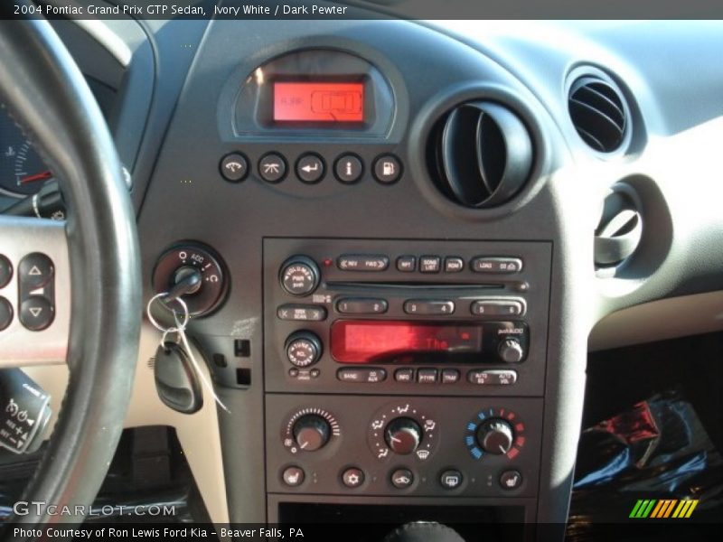 Ivory White / Dark Pewter 2004 Pontiac Grand Prix GTP Sedan
