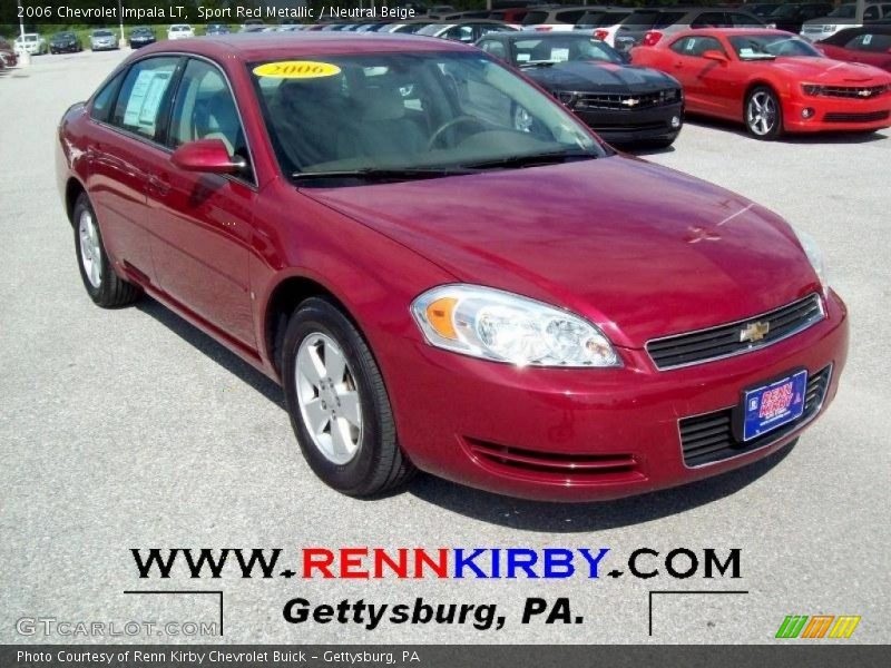Sport Red Metallic / Neutral Beige 2006 Chevrolet Impala LT