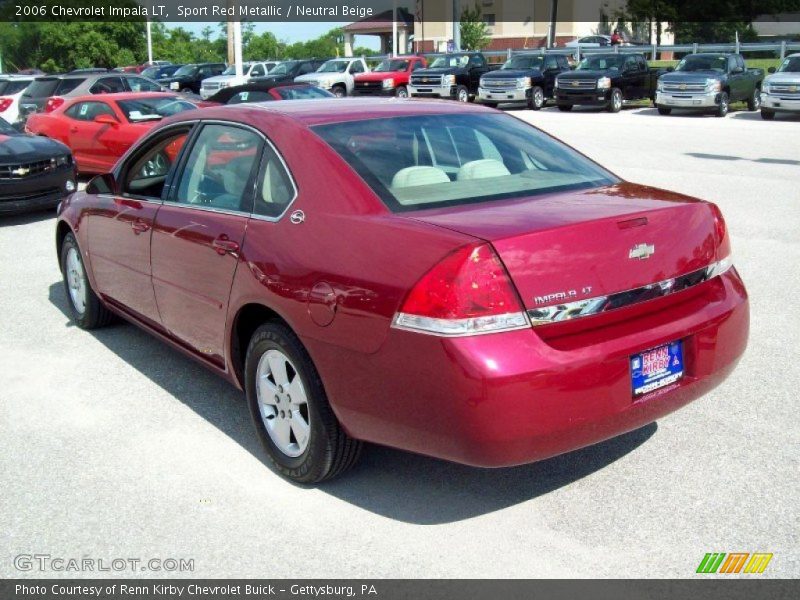 Sport Red Metallic / Neutral Beige 2006 Chevrolet Impala LT