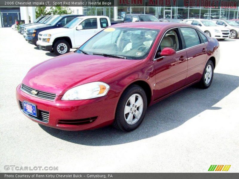 Sport Red Metallic / Neutral Beige 2006 Chevrolet Impala LT