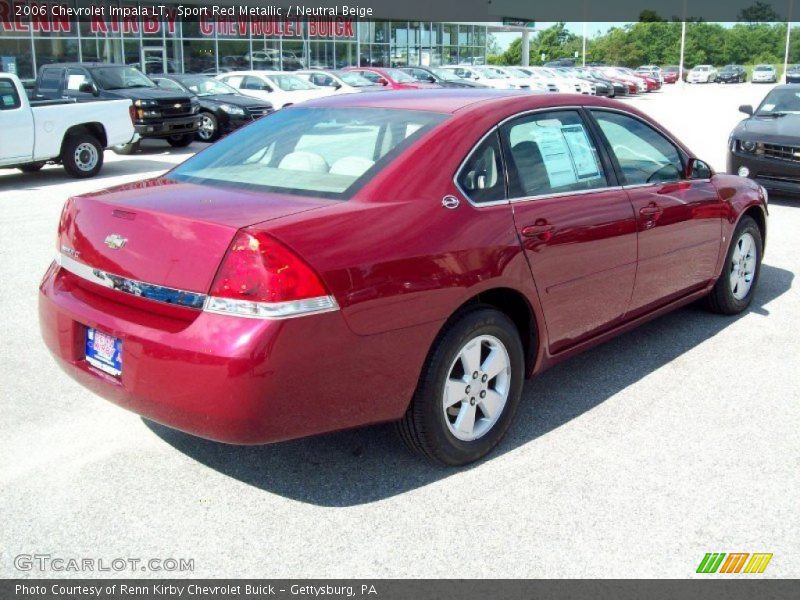 Sport Red Metallic / Neutral Beige 2006 Chevrolet Impala LT