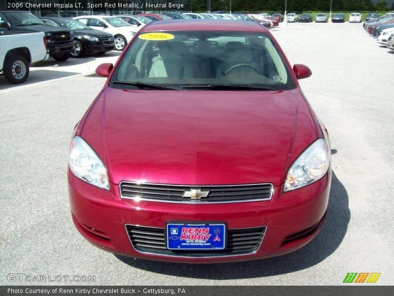 Sport Red Metallic / Neutral Beige 2006 Chevrolet Impala LT