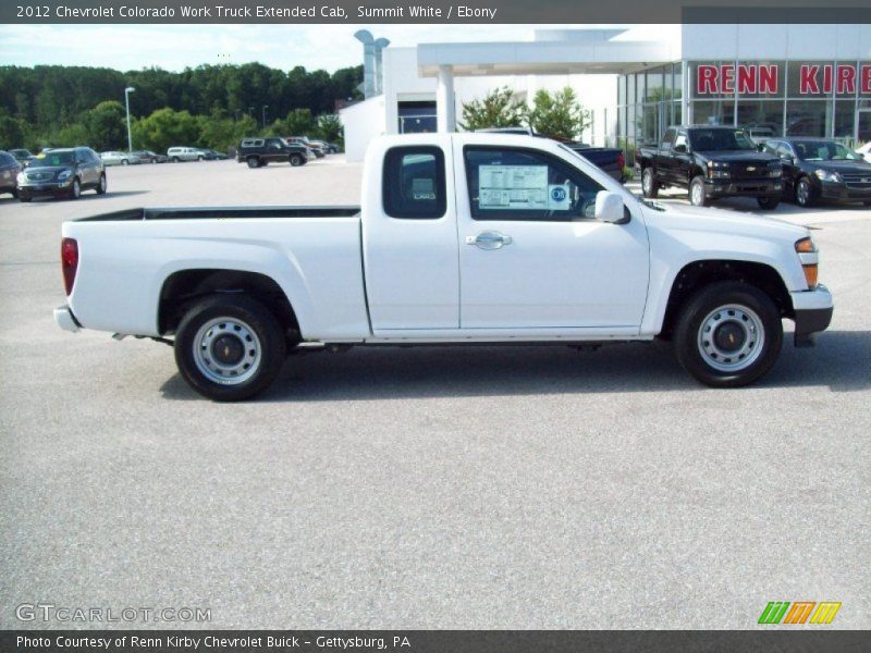 Summit White / Ebony 2012 Chevrolet Colorado Work Truck Extended Cab