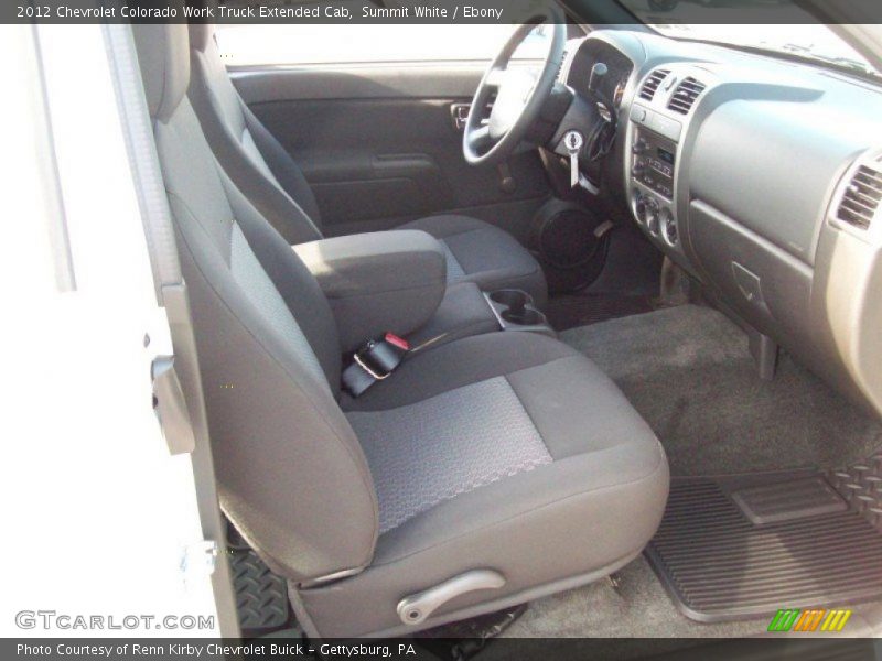 Summit White / Ebony 2012 Chevrolet Colorado Work Truck Extended Cab