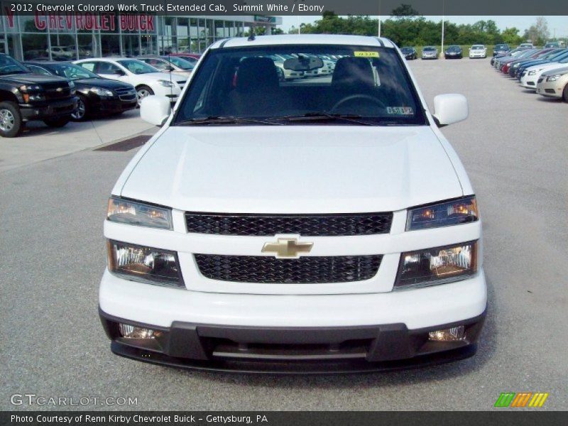 Summit White / Ebony 2012 Chevrolet Colorado Work Truck Extended Cab