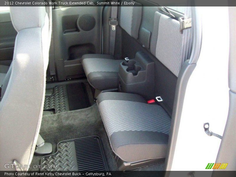 Rear Seat of 2012 Colorado Work Truck Extended Cab