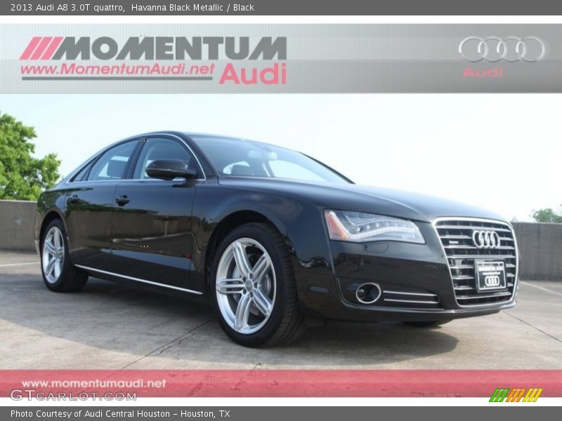 Havanna Black Metallic / Black 2013 Audi A8 3.0T quattro