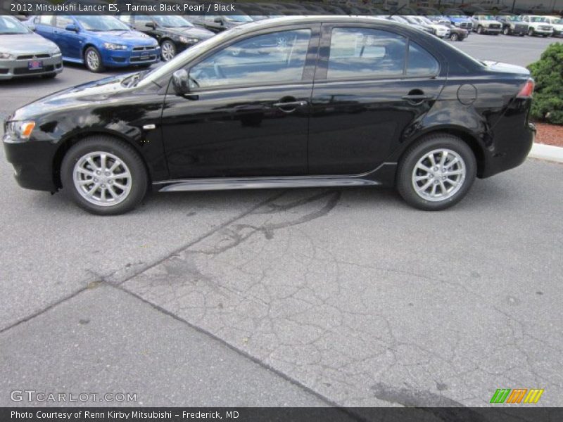 Tarmac Black Pearl / Black 2012 Mitsubishi Lancer ES