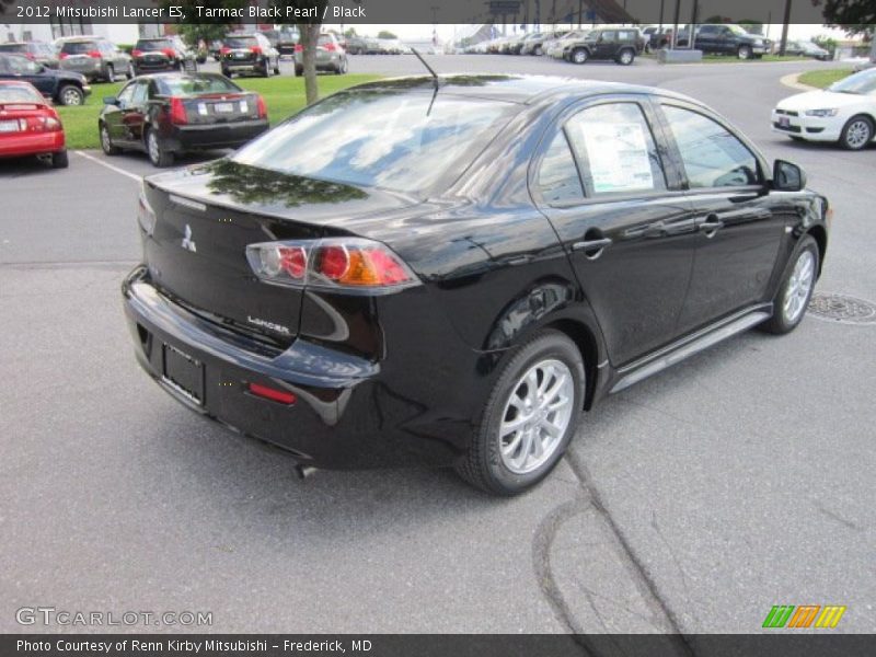 Tarmac Black Pearl / Black 2012 Mitsubishi Lancer ES
