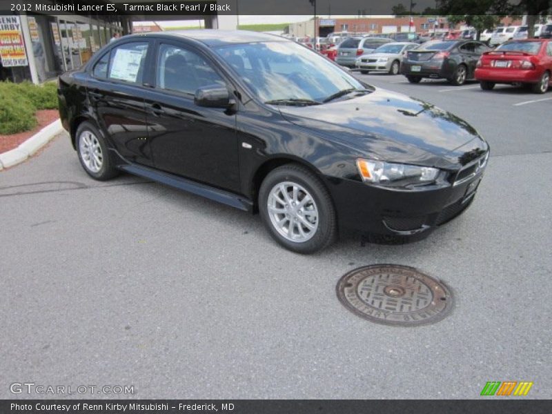 Tarmac Black Pearl / Black 2012 Mitsubishi Lancer ES