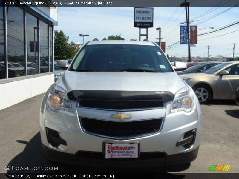Silver Ice Metallic / Jet Black 2010 Chevrolet Equinox LT AWD