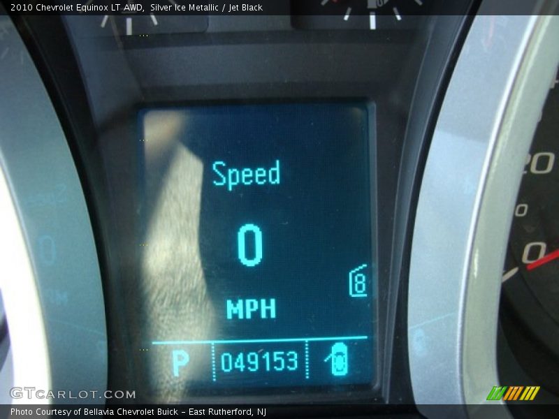 Silver Ice Metallic / Jet Black 2010 Chevrolet Equinox LT AWD