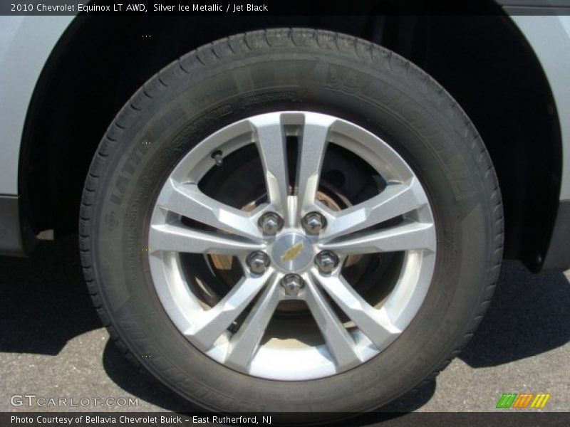 Silver Ice Metallic / Jet Black 2010 Chevrolet Equinox LT AWD