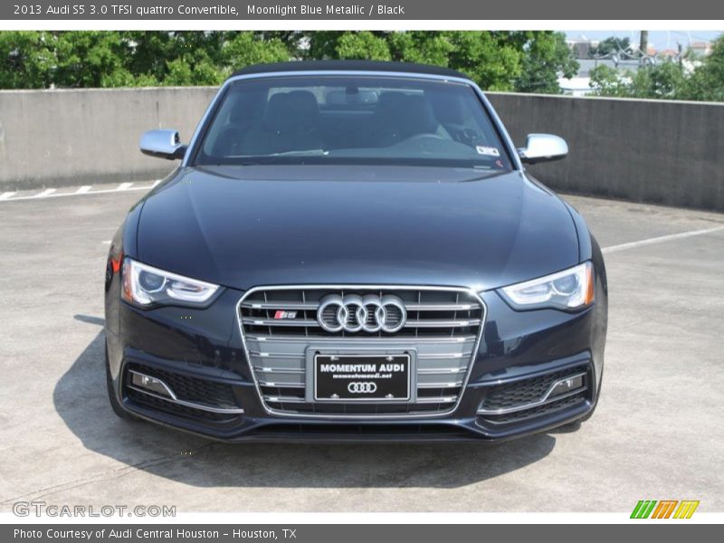 Moonlight Blue Metallic / Black 2013 Audi S5 3.0 TFSI quattro Convertible