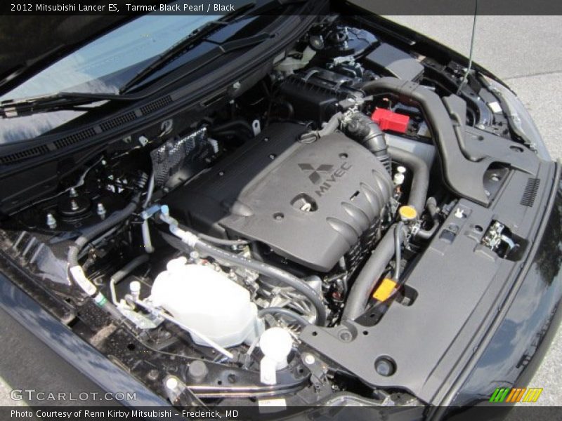 Tarmac Black Pearl / Black 2012 Mitsubishi Lancer ES