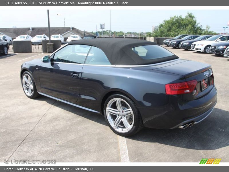 Moonlight Blue Metallic / Black 2013 Audi S5 3.0 TFSI quattro Convertible