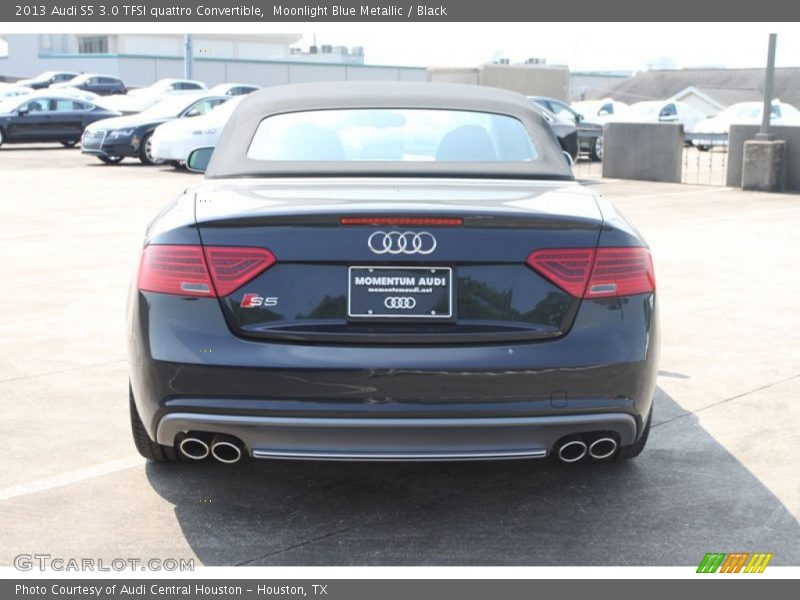 Moonlight Blue Metallic / Black 2013 Audi S5 3.0 TFSI quattro Convertible