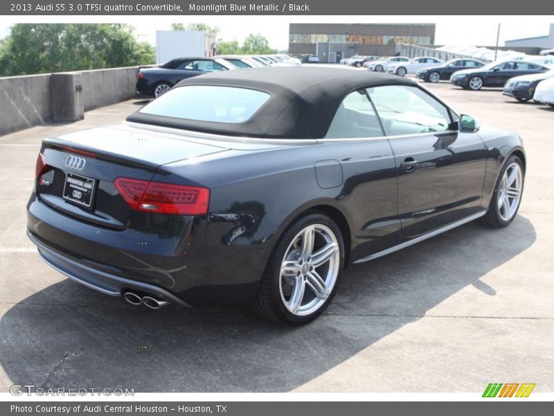 Moonlight Blue Metallic / Black 2013 Audi S5 3.0 TFSI quattro Convertible