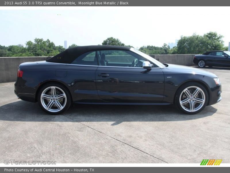 Moonlight Blue Metallic / Black 2013 Audi S5 3.0 TFSI quattro Convertible