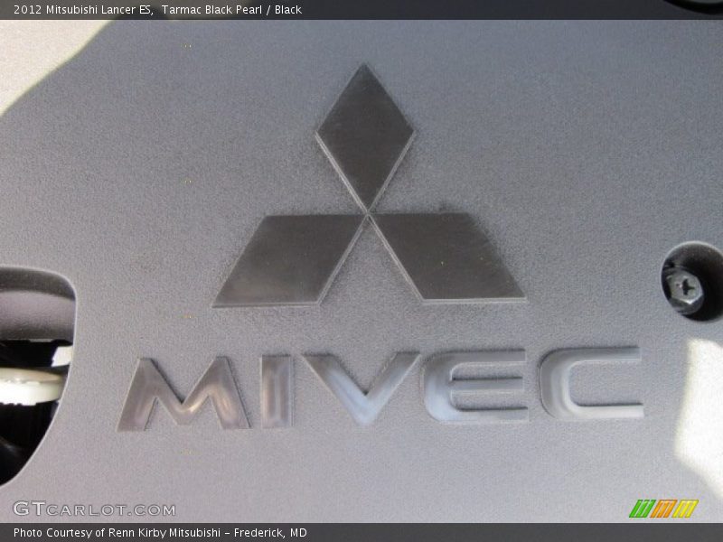 Tarmac Black Pearl / Black 2012 Mitsubishi Lancer ES