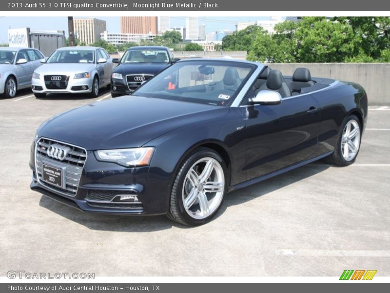 Moonlight Blue Metallic / Black 2013 Audi S5 3.0 TFSI quattro Convertible