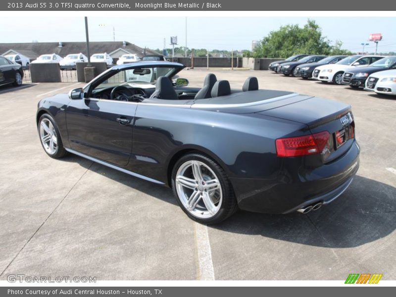 Moonlight Blue Metallic / Black 2013 Audi S5 3.0 TFSI quattro Convertible