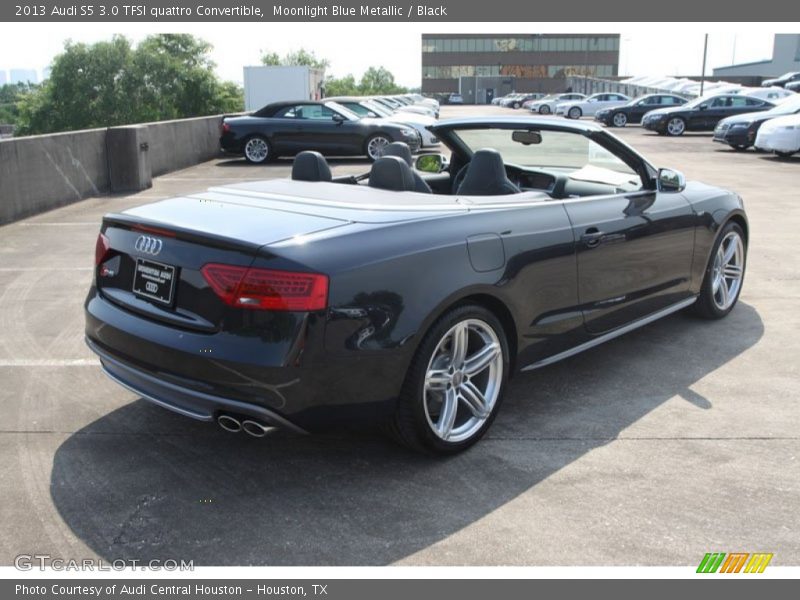 Moonlight Blue Metallic / Black 2013 Audi S5 3.0 TFSI quattro Convertible