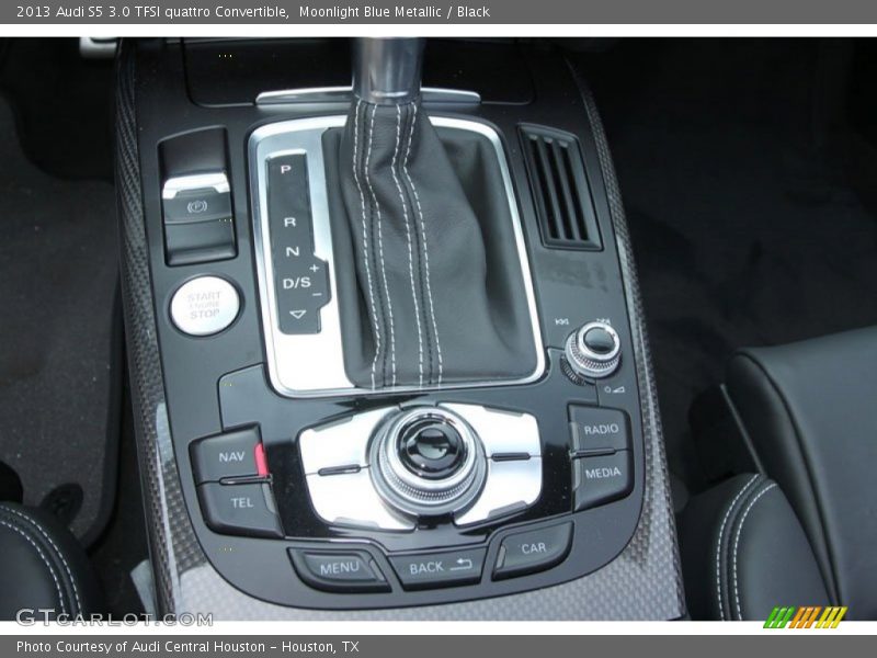 Moonlight Blue Metallic / Black 2013 Audi S5 3.0 TFSI quattro Convertible
