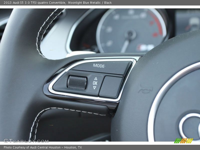 Moonlight Blue Metallic / Black 2013 Audi S5 3.0 TFSI quattro Convertible