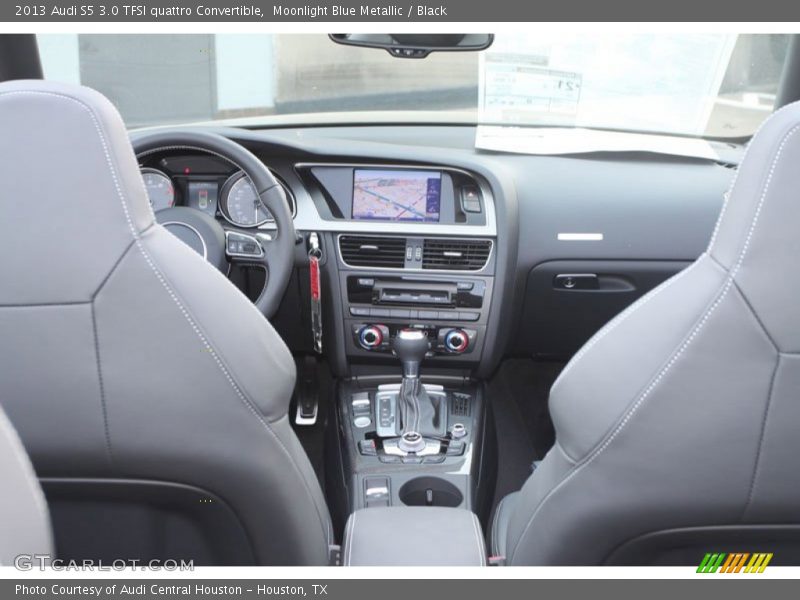 Moonlight Blue Metallic / Black 2013 Audi S5 3.0 TFSI quattro Convertible