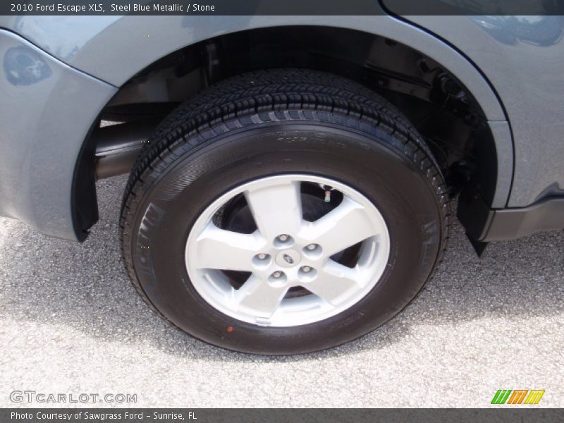 Steel Blue Metallic / Stone 2010 Ford Escape XLS