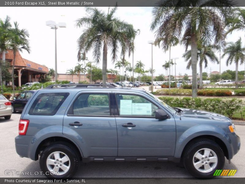 Steel Blue Metallic / Stone 2010 Ford Escape XLS